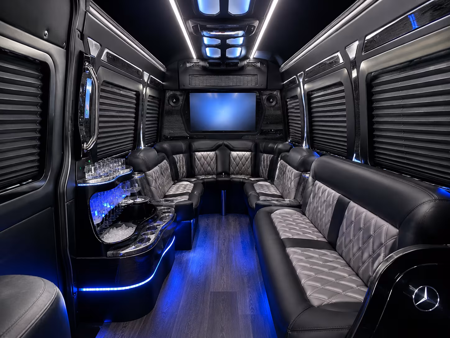 bus rental options for lake forest trips