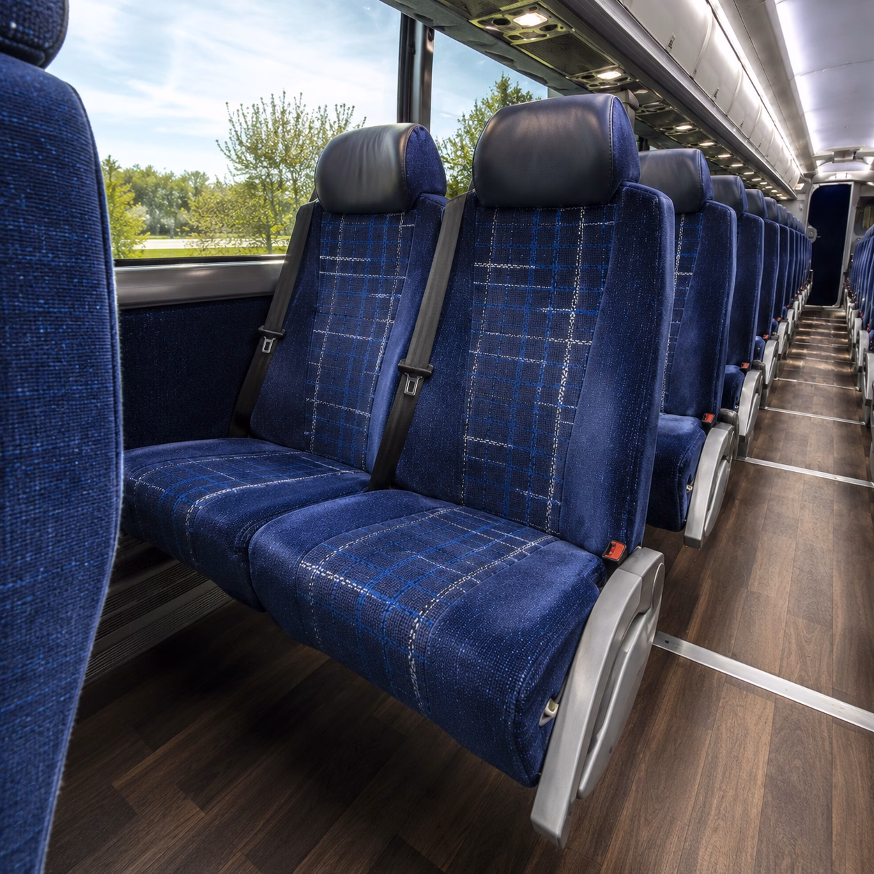 how distance and duration affect charter bus rates in lake forest california