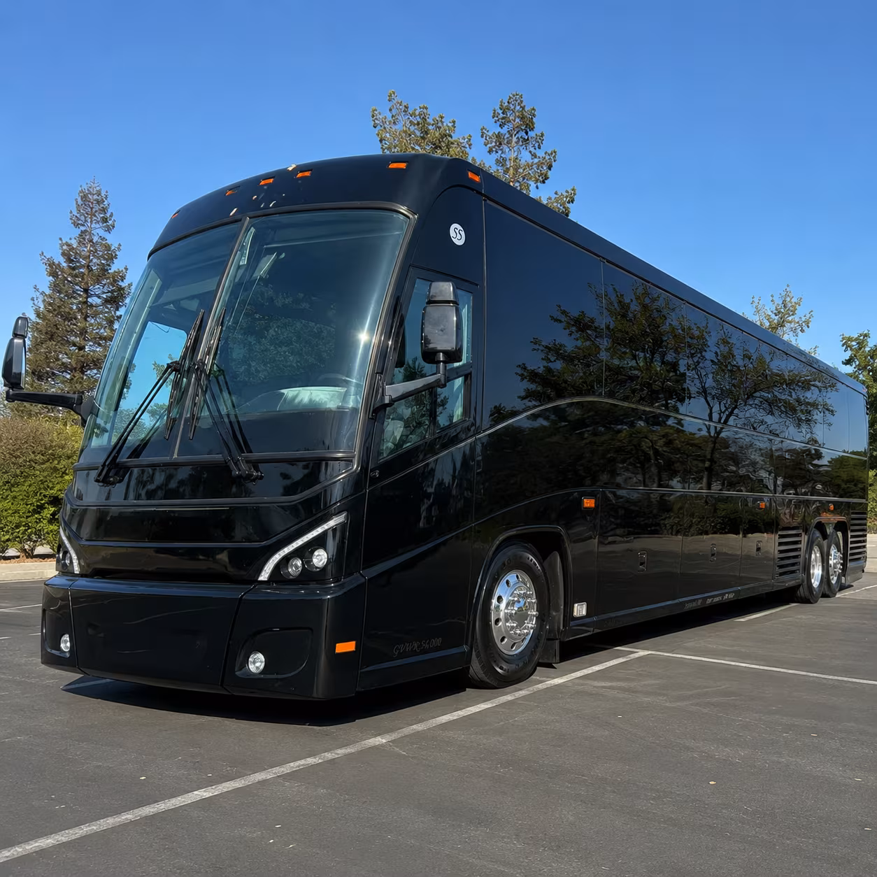 lake forest bus rental service area