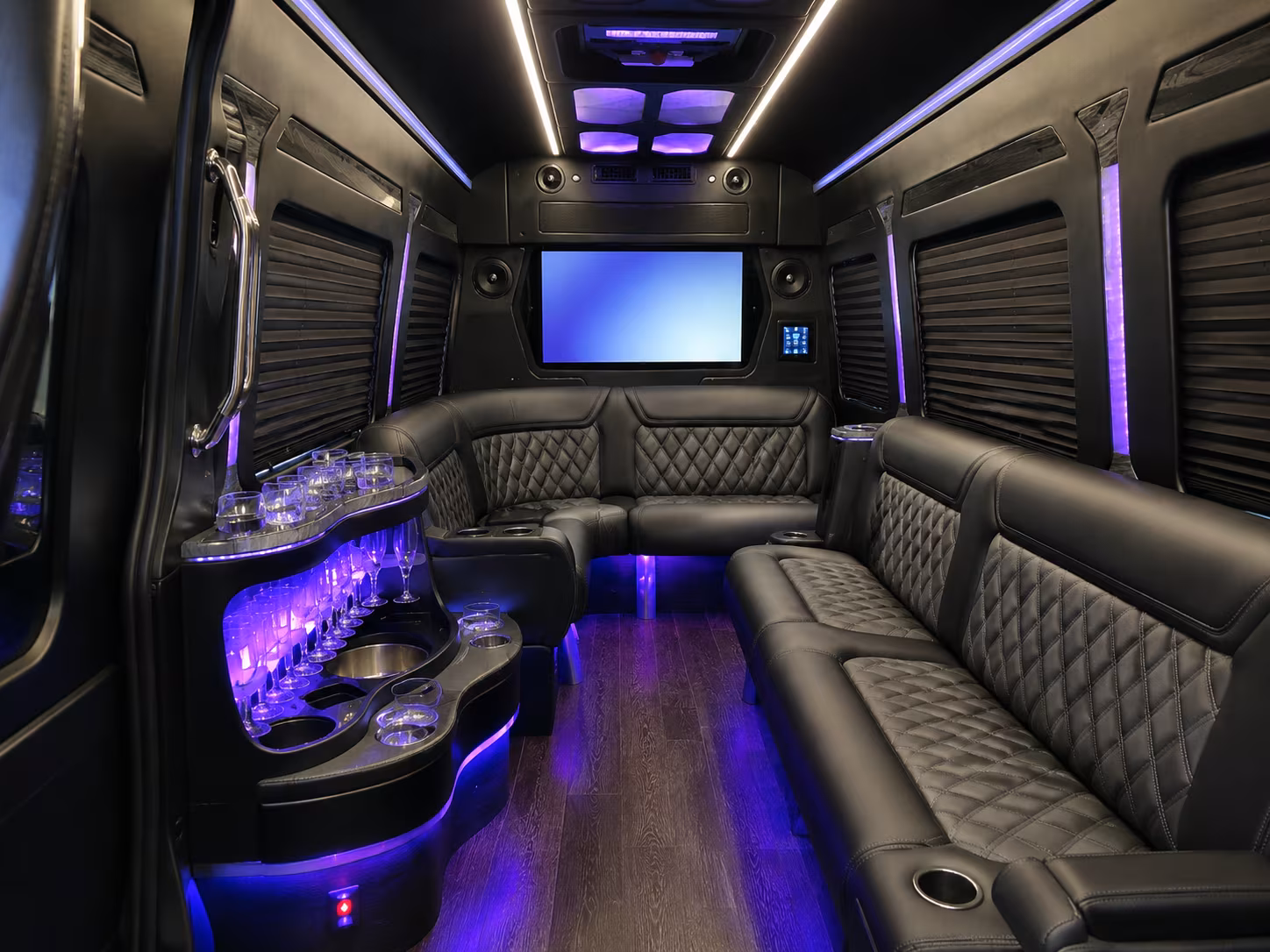 lake forest private event transportation onboard seating